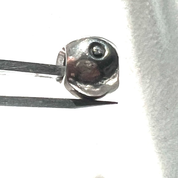 Authentic Pandora 14kt Gold 925 ALE Silver Apple Charm 791026 - Picture 4 of 5